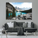 Canadian Rockies Wall Art Canvas Print – Framed Mountain by MyGreatCanvas | Canvas Wall Art Prints | Photo Prints & Wall Decor