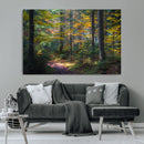 Autumn Forest Wall Art Canvas Print – Framed Fall Woodland by MyGreatCanvas | Canvas Wall Art Prints | Photo Prints & Wall Decor
