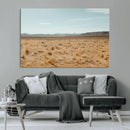 Desert Plains Wall Art Canvas Print, Golden Light Over Dry by MyGreatCanvas | Canvas Wall Art Prints | Photo Prints & Wall Decor