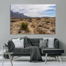 Texas Desert Landscape Wall Art Canvas Print – Rugged by MyGreatCanvas | Canvas Wall Art Prints | Photo Prints & Wall Decor