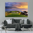Pebble Beach Golf Wall Art Canvas Print – Iconic Coastal by MyGreatCanvas | Canvas Wall Art Prints | Photo Prints & Wall Decor