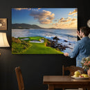 Pebble Beach Golf Links Wall Art Canvas Print – Iconic