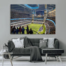 Chicago Dome Stadium Wall Art Canvas Print – Framed Modern