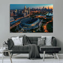 Chicago Bears Soldiers Field Wall Art Canvas Print – Framed
