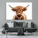 Scottish Highland Cow Canvas Print, Framed Highland Cow by MyGreatCanvas | Canvas Wall Art Prints | Photo Prints & Wall Decor