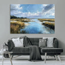 Marshland Wall Art Canvas Print – Serene Water Reflection by MyGreatCanvas | Canvas Wall Art Prints | Photo Prints & Wall Decor