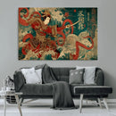 Tsukioka Yoshitoshi Samurai Wall Art – Japanese Katana by MyGreatCanvas | Canvas Wall Art Prints | Photo Prints & Wall Decor