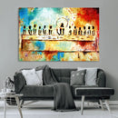 Abstract Last Supper Wall Art – Apostles Canvas Print by MyGreatCanvas | Canvas Wall Art Prints | Photo Prints & Wall Decor