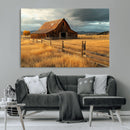 Golden Sunset Barn Wall Art Canvas Print, Rustic Autumn Farm by MyGreatCanvas | Canvas Wall Art Prints | Photo Prints & Wall Decor
