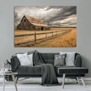 Rustic Farm Barn Wall Art Canvas Print, Stormy Sky Country by MyGreatCanvas | Canvas Wall Art Prints | Photo Prints & Wall Decor