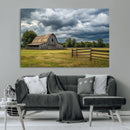 Rustic Stormy Barn Wall Art Canvas Print, Moody Country Farm by MyGreatCanvas | Canvas Wall Art Prints | Photo Prints & Wall Decor