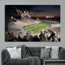 Epic Night Football Stadium Wall Art Canvas Print, Fireworks by MyGreatCanvas | Canvas Wall Art Prints | Photo Prints & Wall Decor