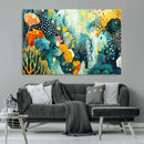 Luminous Abstract Ocean Garden Wall Art Canvas Print, by MyGreatCanvas | Canvas Wall Art Prints | Photo Prints & Wall Decor