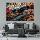 Whimsical Abstract Landscape Wall Art Canvas Print, Colorful by MyGreatCanvas | Canvas Wall Art Prints | Photo Prints & Wall Decor
