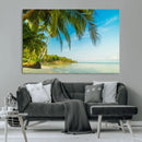 Peaceful Tropical Beach Wall Art Canvas Print – Palm Trees by MyGreatCanvas | Canvas Wall Art Prints | Photo Prints & Wall Decor