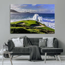 Ocean Waves Crashing Wall Art Canvas Print – Dramatic Rocky by MyGreatCanvas | Canvas Wall Art Prints | Photo Prints & Wall Decor