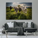 Grazing Cattle Herd Wall Art Canvas Print, Majestic Farm by MyGreatCanvas | Canvas Wall Art Prints | Photo Prints & Wall Decor
