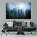 Foggy Pines Misty Forest Wall Art Print by MyGreatCanvas | Canvas Wall Art Prints | Photo Prints & Wall Decor