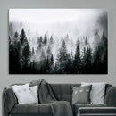 Foggy Pine Forest Canvas Wall Art by MyGreatCanvas | Canvas Wall Art Prints | Photo Prints & Wall Decor