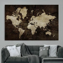Vibrant Watercolor World Map Wall Art – Stunning Multicolor by MyGreatCanvas | Canvas Wall Art Prints | Photo Prints & Wall Decor
