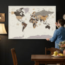 World Map Wall Art Print