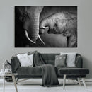 Elephant Family Wall Art Canvas, Framed Elephant Family by MyGreatCanvas | Canvas Wall Art Prints | Photo Prints & Wall Decor