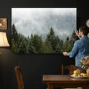 Misty Mountain Forest Wall Art Canvas Print by MyGreatCanvas | Canvas Wall Art Prints | Photo Prints & Wall Decor