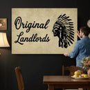 Original Landlords Wall Art Canvas Print, Native American by MyGreatCanvas | Canvas Wall Art Prints | Photo Prints & Wall Decor