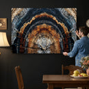 Abstract Wood Grain Canvas Print, Tree Ring Pattern Wall by MyGreatCanvas | Canvas Wall Art Prints | Photo Prints & Wall Decor