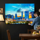 Atlanta Skyline Wall Art Canvas Print, Atlanta Downtown by MyGreatCanvas | Canvas Wall Art Prints | Photo Prints & Wall Decor
