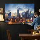 Atlanta Skyline Wall Art Canvas Print, Atlanta Downtown by MyGreatCanvas | Canvas Wall Art Prints | Photo Prints & Wall Decor