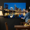 Austin Skyline Wall Art Canvas Print, Austin Downtown Night by MyGreatCanvas | Canvas Wall Art Prints | Photo Prints & Wall Decor
