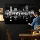 Baltimore Skyline Wall Art Canvas Print, Baltimore Downtown by MyGreatCanvas | Canvas Wall Art Prints | Photo Prints & Wall Decor