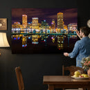 Baltimore Skyline Wall Art Canvas Print, Baltimore Downtown by MyGreatCanvas | Canvas Wall Art Prints | Photo Prints & Wall Decor