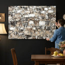 Texas Longhorn Cow Farmhouse Animals Wall Art Canvas Print - by MyGreatCanvas | Canvas Wall Art Prints | Photo Prints & Wall Decor