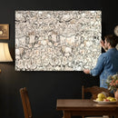 Abstract Bison Wall Art Canvas Print - Abstract Longhorn by MyGreatCanvas | Canvas Wall Art Prints | Photo Prints & Wall Decor