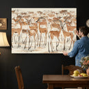 Gazelle Wall Art Canvas Print - Abstract Antelope Wall Art by MyGreatCanvas | Canvas Wall Art Prints | Photo Prints & Wall Decor