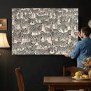 Abstract Zebra Wall Art Canvas Print for Farmhouse Decor by MyGreatCanvas | Canvas Wall Art Prints | Photo Prints & Wall Decor