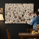 Abstract Longhorn Wall Art Canvas Print - Farm Animal by MyGreatCanvas | Canvas Wall Art Prints | Photo Prints & Wall Decor