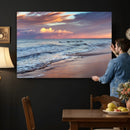 Ocean Sunset Wall Art Canvas Print – Coastal Beach by MyGreatCanvas | Canvas Wall Art Prints | Photo Prints & Wall Decor