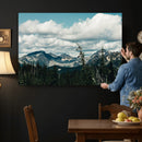 Mountain Forest Wall Art Canvas Print, Alpine Pine Tree by MyGreatCanvas | Canvas Wall Art Prints | Photo Prints & Wall Decor