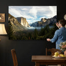 Yosemite Valley Mountain Wall Art Canvas Print, Granite by MyGreatCanvas | Canvas Wall Art Prints | Photo Prints & Wall Decor