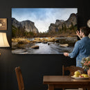 Yosemite Valley Mountain Landscape Wall Art Canvas Print, by MyGreatCanvas | Canvas Wall Art Prints | Photo Prints & Wall Decor