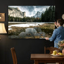 Yosemite Valley Mountain Wall Art Canvas Print, Granite by MyGreatCanvas | Canvas Wall Art Prints | Photo Prints & Wall Decor