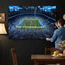 Detroit Lions Stadium Wall Art Canvas Print, Football Field by MyGreatCanvas | Canvas Wall Art Prints | Photo Prints & Wall Decor