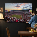 Donald W. Reynolds Razorback Stadium Wall Art Canvas Print –