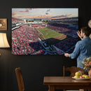 Donald W. Reynolds Razorback Stadium Wall Art Canvas Print –
