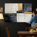 Gold Abstract Wall Art Canvas Print, Modern Luxury Geometric by MyGreatCanvas | Canvas Wall Art Prints | Photo Prints & Wall Decor