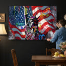 USA Statue of Liberty Graffiti Street Art Wall Art Canvas by MyGreatCanvas | Canvas Wall Art Prints | Photo Prints & Wall Decor