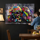 Graffiti American Football Helmet Street Art Wall Art Canvas by MyGreatCanvas | Canvas Wall Art Prints | Photo Prints & Wall Decor